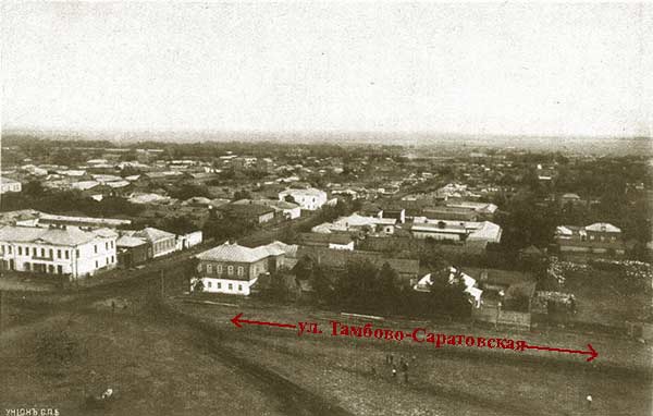 пересечение улиц Тамбово-Саратовской и Дворяно-Купеческой